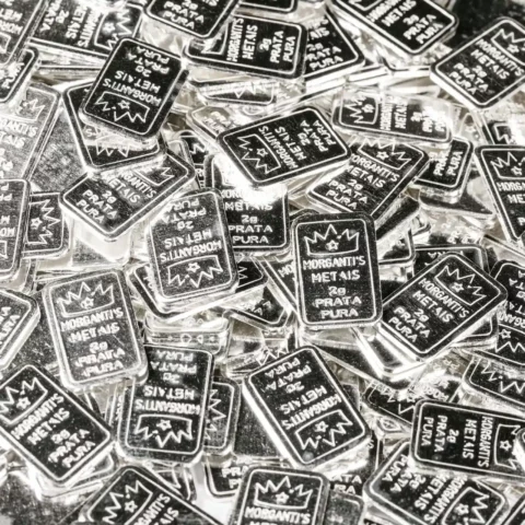 PACK 1KG em Lâminas 2g - Prata 999