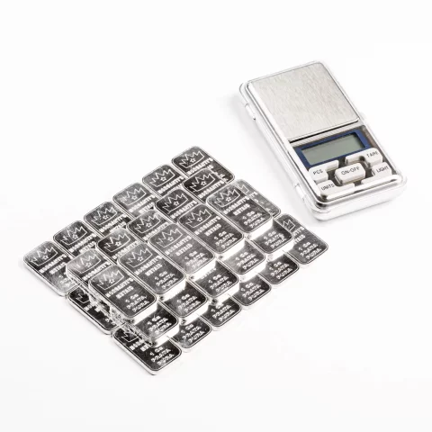 PACK 33x Barras de 1 Oz / 31,1g - Prata 999