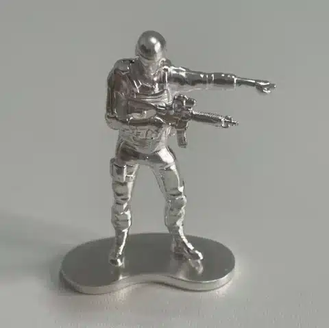 Soldado em Prata 999 - N05 / 30g - 34g