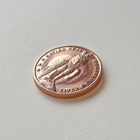 Moeda Gavião Real – 30g COBRE 999