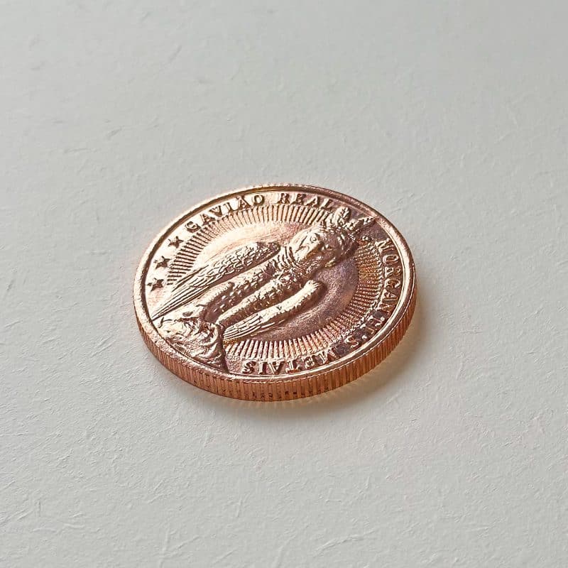 Moeda Gavião Real – 30g COBRE 999