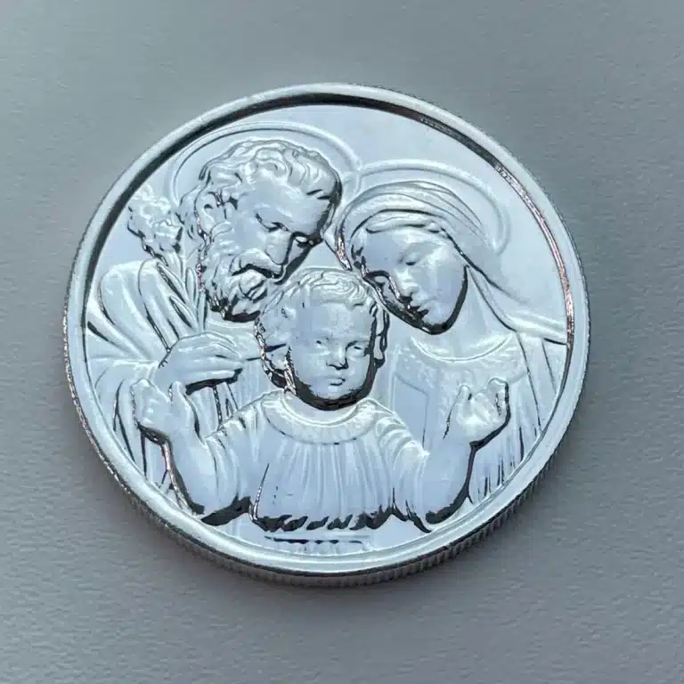 Medalha A Sagrada Família – 1 oz / 31,1g PRATA 999