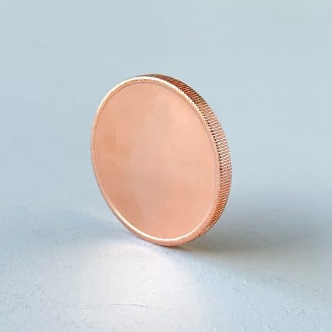 Moeda Lisa – 1 oz / 30g COBRE 999