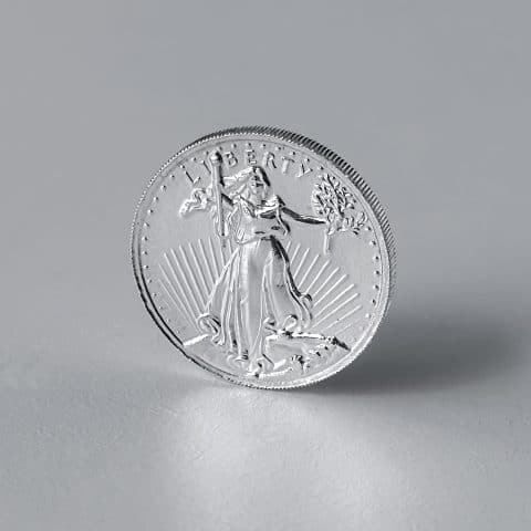 Moeda Walking Liberty 1/2 oz - 15.55g PRATA 999