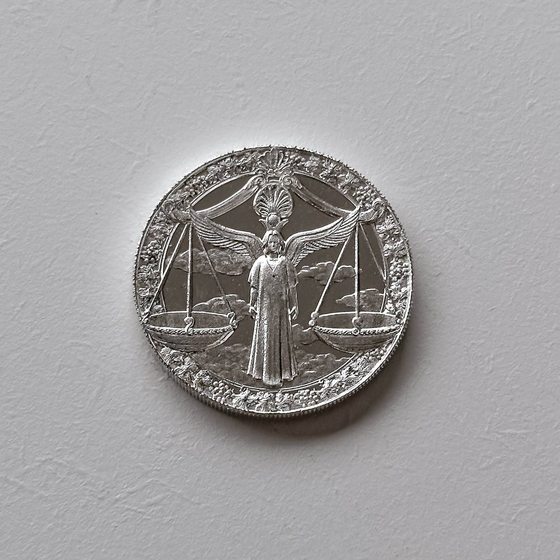 Medalha Signo Libra – 1/2 Oz – 15.55g PRATA 999