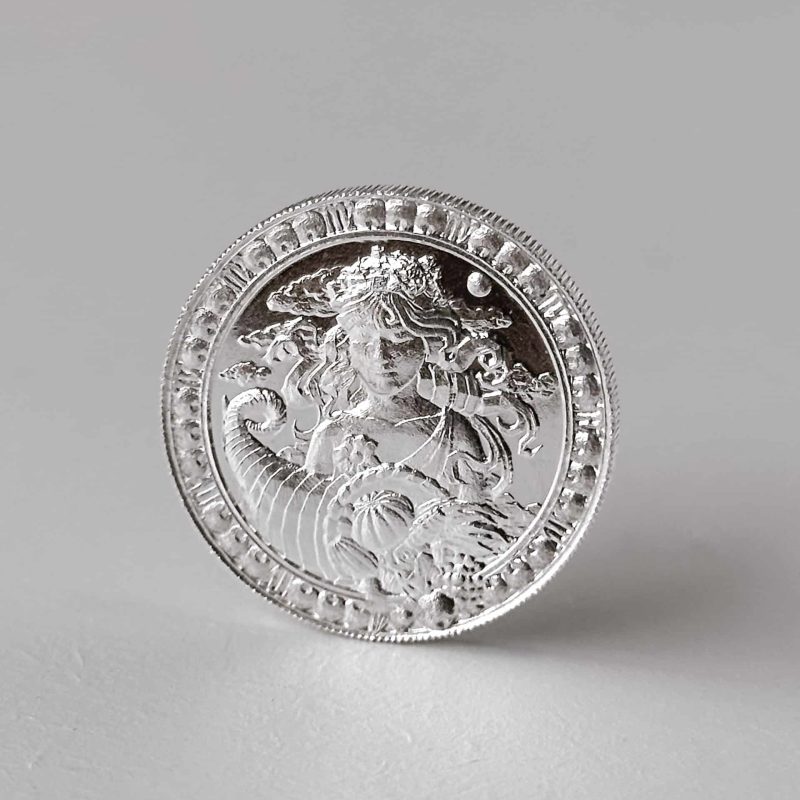 Medalha Signo Virgem – 1/2 oz – 15.55g PRATA 999