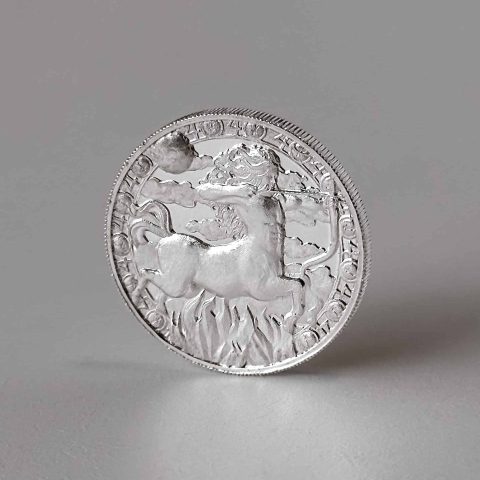 Medalha Signo Sagitário – 1/2 oz – 15.55g PRATA 999