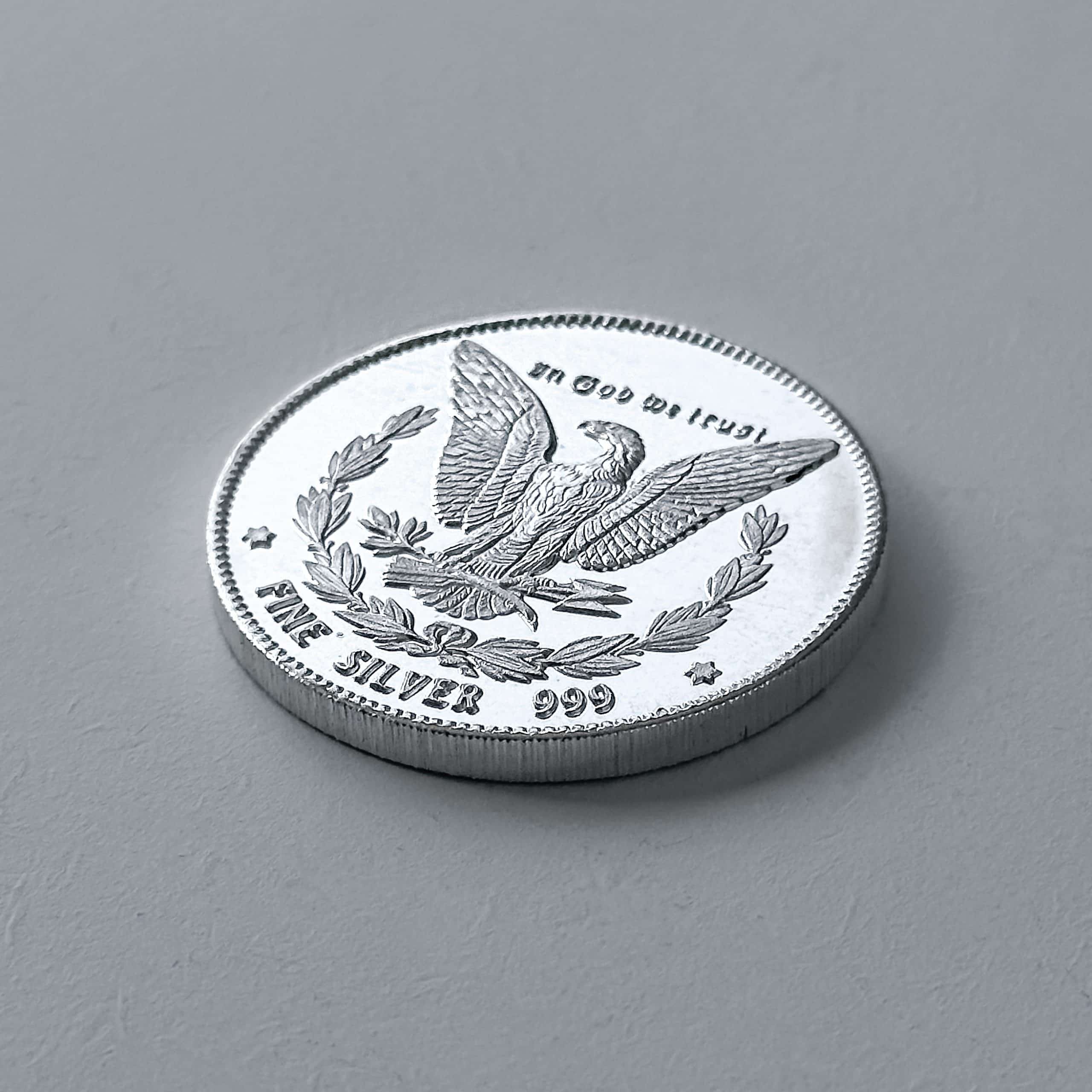 Moeda Morgan Dollar (réplica) – 1 Oz / 31g Prata 999