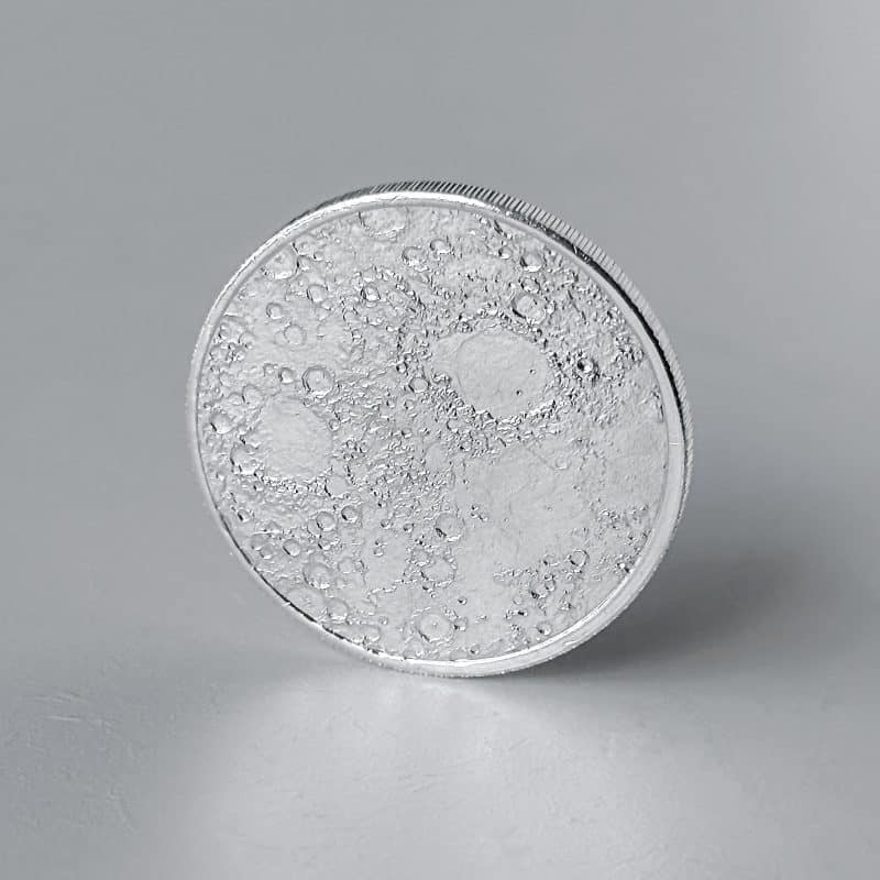 Moeda Face da Lua – 1 Oz / 31g Prata 999