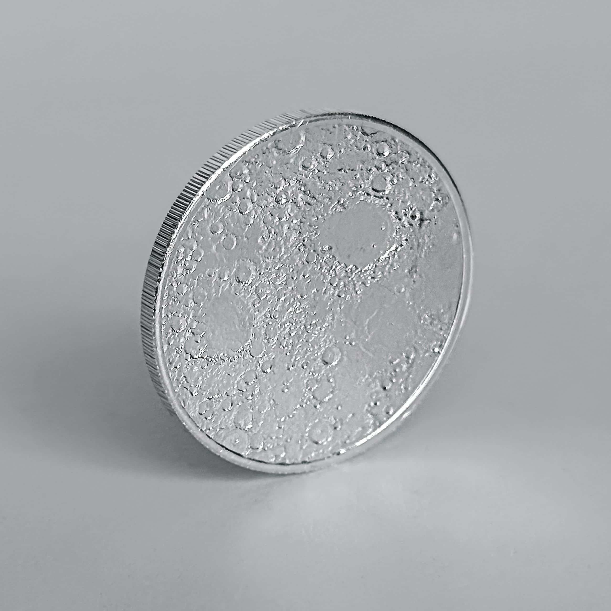 Moeda Face da Lua – 1 Oz / 31g Prata 999