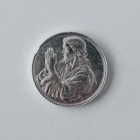 Medalha Jesus: Orai e Vigiai – 1 oz / 31g PRATA 999