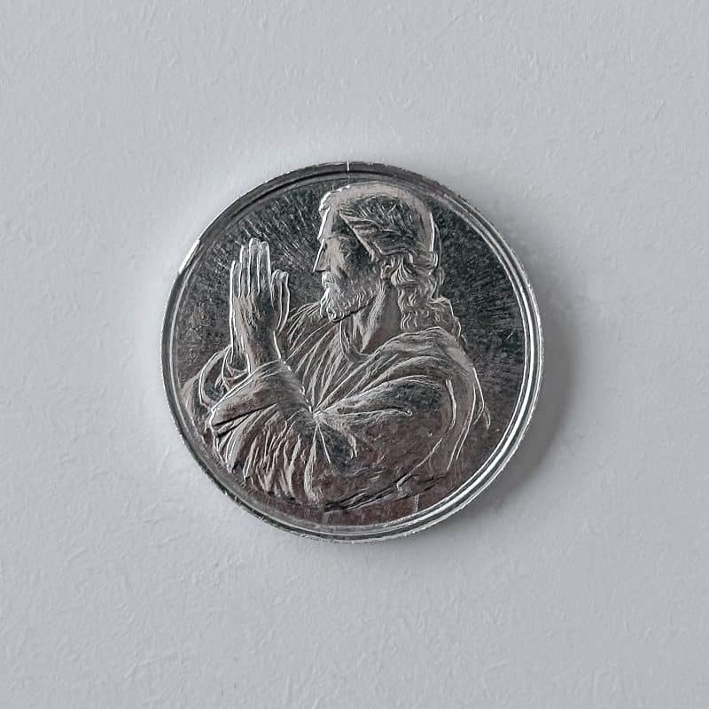 Medalha Jesus no Getsêmani: Orai e vigiai – 1 Oz / 31g Prata 999