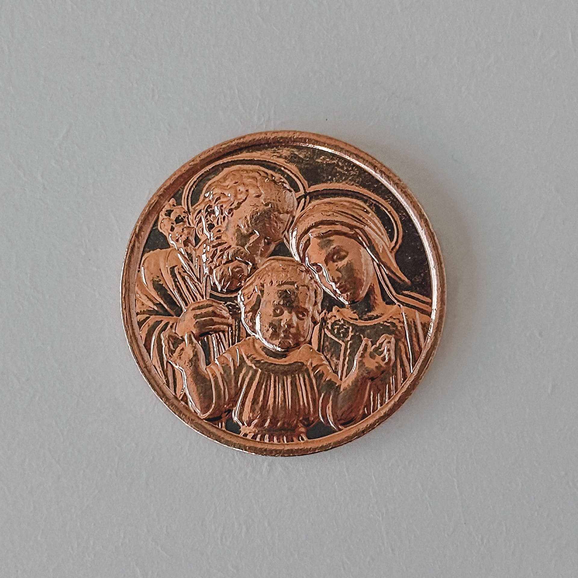 Medalha A Sagrada Família – 30g Cobre 999