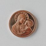Medalha Mãe Santíssima / Ave Maria Latim – 30g COBRE 999