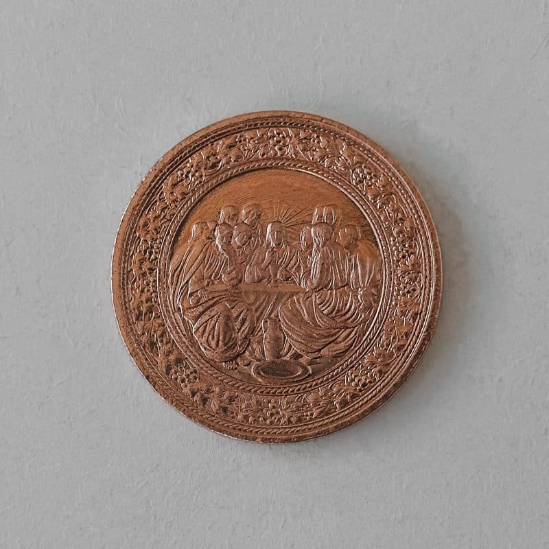 Medalha Santa Ceia – 30g COBRE 999