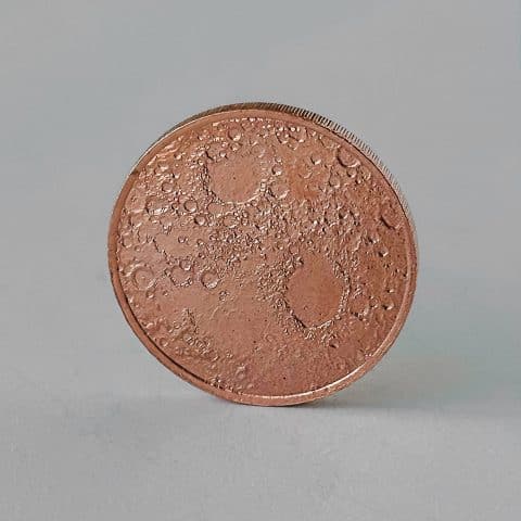 Moeda Face da Lua – 30g COBRE 999