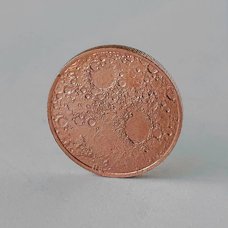 Moeda Face da Lua – 30g Cobre 999