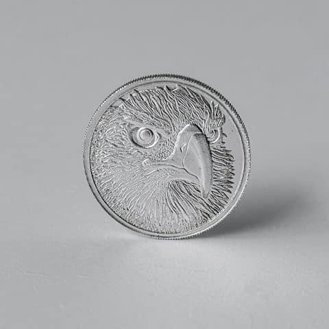 Moeda Águia Americana 1/2 oz - 15.55g PRATA 999