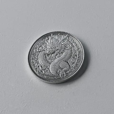 Moeda Dragão Chinês 1/2 oz - 15.55g PRATA 999