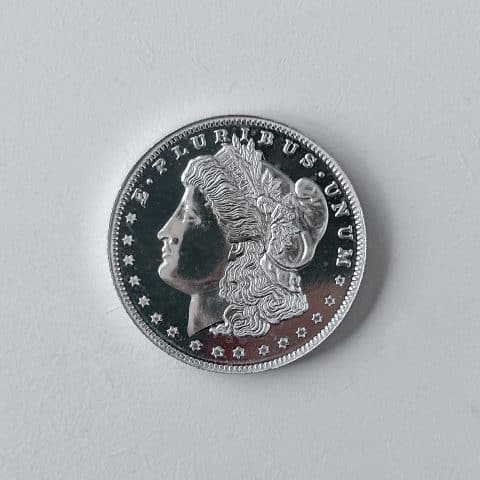 Moeda Morgan Dollar (Réplica) – 1 oz / 31g PRATA 999